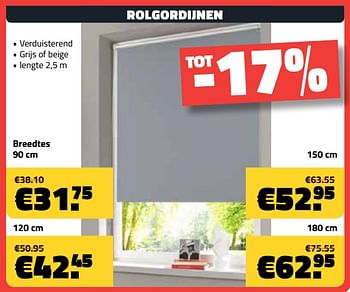 Promoties Rolgordijnen - Huismerk - Bouwcenter Frans Vlaeminck - Geldig van 01/05/2019 tot 31/05/2019 bij Bouwcenter Frans Vlaeminck