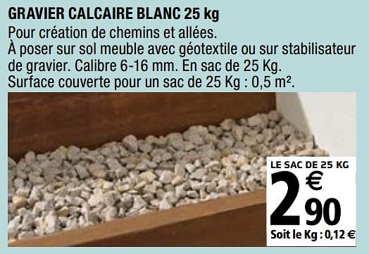 Sac de best sale cailloux brico dépôt