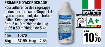 Primaire d’accrochage - 1 kg - Mapei