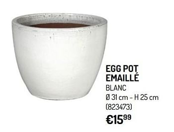 Promotions Egg pot emaillé - Produit Maison - Oh'Green - Valide de 24/04/2019 à 05/05/2019 chez Oh'Green