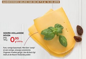 Promoties Noord-hollandse gouda - Huismerk - Alvo - Geldig van 08/05/2019 tot 14/05/2019 bij Alvo