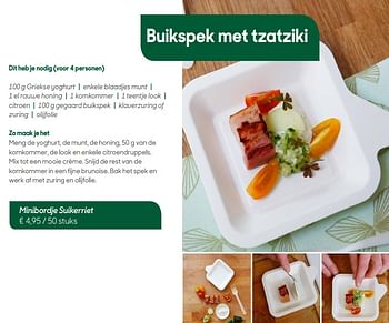 Promoties Minibordje suikerriet - Huismerk - Ava - Geldig van 30/04/2019 tot 02/07/2019 bij Ava