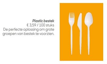 Promoties Plastic bestek - Huismerk - Ava - Geldig van 30/04/2019 tot 02/07/2019 bij Ava