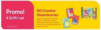 Promotions Creative stickerkaarten - SES - Valide de 30/04/2019 à 02/07/2019 chez Ava
