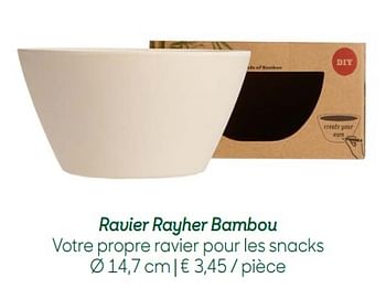 Promoties Ravier rayher bambou - Huismerk - Ava - Geldig van 30/04/2019 tot 02/07/2019 bij Ava