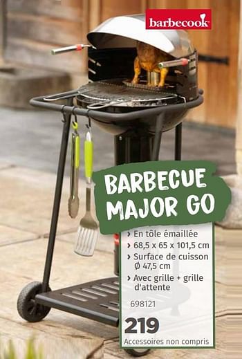 Promotions Barbecue major go - Barbecook - Valide de 08/04/2019 à 31/12/2019 chez Mr. Bricolage