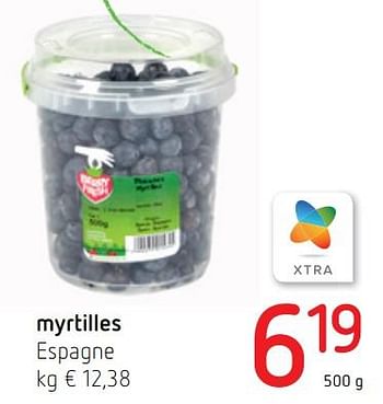 Promoties Myrtilles espagne - Huismerk - Spar Retail - Geldig van 09/05/2019 tot 22/05/2019 bij Spar (Colruytgroup)