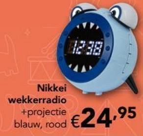 Promotions Nikkei wekkerradio - NIKKEI - Valide de 29/04/2019 à 25/05/2019 chez Happyland