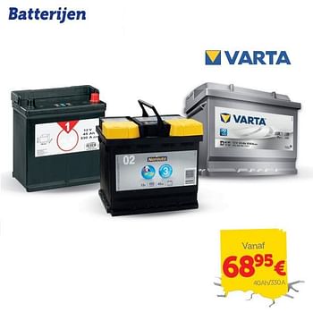 Promotions Batterijen - Varta - Valide de 06/05/2019 à 10/06/2019 chez Auto 5