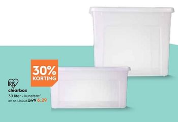 Promoties Clearbox - Iris - Geldig van 02/05/2019 tot 14/05/2019 bij Blokker