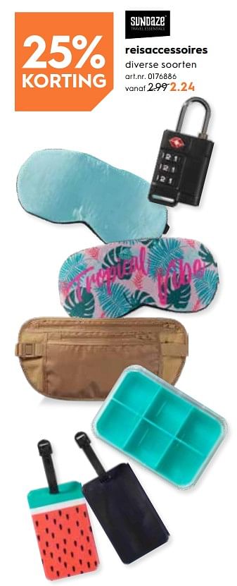 Promoties Reisaccessoires - Sundaze - Geldig van 02/05/2019 tot 14/05/2019 bij Blokker