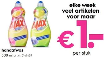 Promoties Handafwas - Ajax - Geldig van 02/05/2019 tot 14/05/2019 bij Blokker