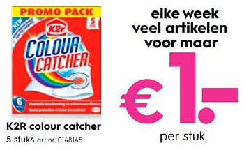 Promoties K2r colour catcher - K2r - Geldig van 02/05/2019 tot 14/05/2019 bij Blokker