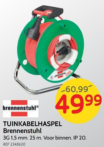 Promoties Tuinkabelhaspel brennenstuhl - Brennenstuhl - Geldig van 08/05/2019 tot 27/05/2019 bij BricoPlanit