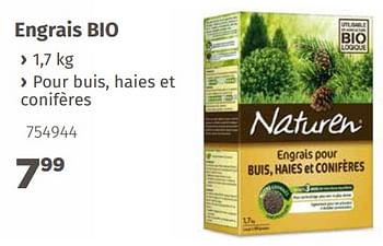 Promotions Engrais bio - Naturen - Valide de 08/04/2019 à 31/12/2019 chez Mr. Bricolage