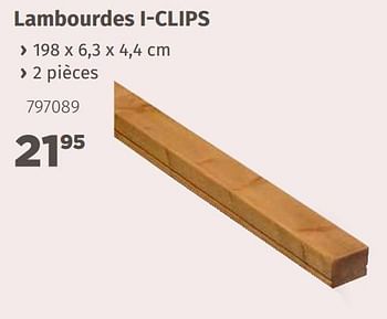 Promoties Lambourdes i-clips - I-Clips - Geldig van 08/04/2019 tot 31/12/2019 bij Mr. Bricolage