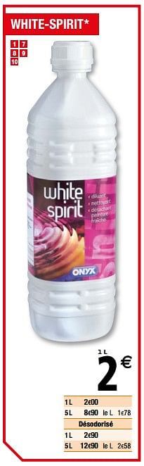 White Spirit Onyx 5L