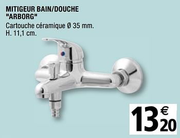 Promotions Mitigeur bain-douche arborg - Produit Maison - Brico Depot - Valide de 01/04/2019 à 31/12/2019 chez Brico Depot