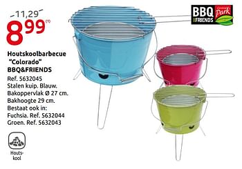 Promoties Houtskoolbarbecue colorado bbq+friends - BBQ & Friends  - Geldig van 15/05/2019 tot 27/05/2019 bij Brico