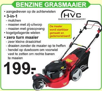 boiler Pebish Onschuldig HVC Hvc benzine grasmaaier - Promotie bij Van Cranenbroek