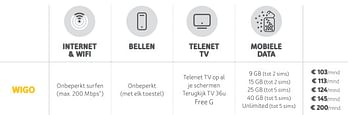 Promotions Wigo - Produit Maison - Telenet - Valide de 06/05/2019 à 03/06/2019 chez Telenet