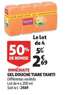 Promotions Gel douche tiare tahiti - Palmolive Tahiti - Valide de 07/05/2019 à 21/07/2019 chez Auchan Ronq