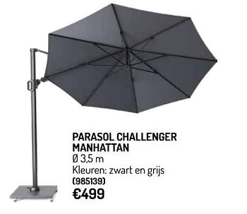 Promoties Parasol challenger manhattan - Huismerk - Oh'Green - Geldig van 04/04/2019 tot 30/06/2019 bij Oh'Green