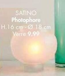 Promotions Satino photophore - Produit maison - Casa - Valide de 29/04/2019 à 26/05/2019 chez Casa
