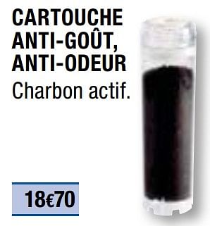 Promotions Cartouche anti-goût, anti-odeur - Produit Maison - Brico Depot - Valide de 01/04/2019 à 31/12/2019 chez Brico Depot