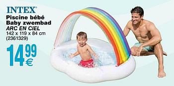 Promoties Piscine bébé baby zwembad arc en ciel - Intex - Geldig van 14/05/2019 tot 27/05/2019 bij Cora