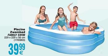 Promoties Piscine zwembad family swim - Intex - Geldig van 14/05/2019 tot 27/05/2019 bij Cora