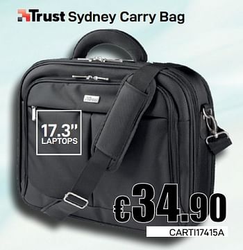 Promoties Sydney carry bag - Trust - Geldig van 10/05/2019 tot 26/05/2019 bij Compudeals