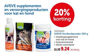 Promoties Aveve knoflookpoeder - Huismerk - Aveve - Geldig van 21/05/2019 tot 02/06/2019 bij Aveve