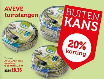 Promoties Aveve anti-knik tuinslang - Huismerk - Aveve - Geldig van 21/05/2019 tot 02/06/2019 bij Aveve