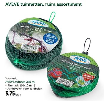 Promoties Aveve tuinnet - Huismerk - Aveve - Geldig van 21/05/2019 tot 02/06/2019 bij Aveve