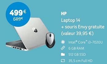 Promoties Hp laptop 14 - HP - Geldig van 06/05/2019 tot 03/06/2019 bij Telenet