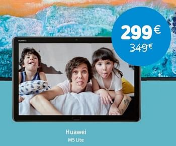 Promotions Huawei m5 lite - Huawei - Valide de 06/05/2019 à 03/06/2019 chez Telenet