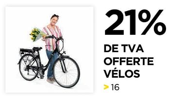 Promotions 21% de tva offerte vélos - Produit maison - Molecule - Valide de 07/05/2019 à 29/05/2019 chez Molecule