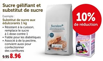 Promotions Substitut de sucre aux édulcorants - Sucraless - Valide de 21/05/2019 à 02/06/2019 chez Aveve