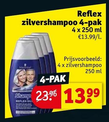 Promoties Zilvershampoo - Reflex - Geldig van 14/05/2019 tot 19/05/2019 bij Kruidvat