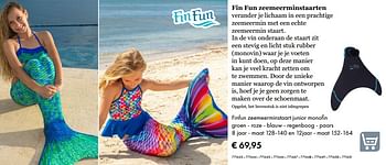 Promoties Fin fun zeemeerminstaarten - Fin Fun - Geldig van 09/05/2019 tot 31/08/2019 bij Multi Bazar