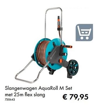 Promoties Slangenwagen aquaroll m setmet 25m flex slang - Gardena - Geldig van 09/05/2019 tot 31/08/2019 bij Multi Bazar