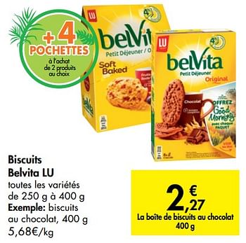 Promotions Biscuits belvita lu - Lu - Valide de 15/05/2019 à 27/05/2019 chez Carrefour