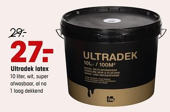Promoties Ultradek latex - Huismerk - Kwantum - Geldig van 20/05/2019 tot 02/06/2019 bij Kwantum