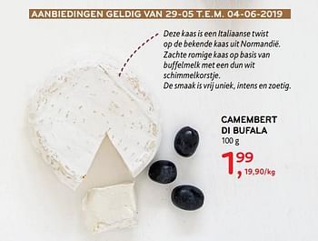 Promoties Camembert di bufala - Huismerk - Alvo - Geldig van 29/05/2019 tot 04/06/2019 bij Alvo