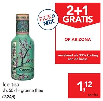 Promoties Ice tea groene thee - Arizona - Geldig van 22/05/2019 tot 04/06/2019 bij Makro