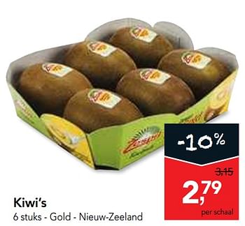 Promoties Kiwi`s gold - nieuw-zeeland - Zespri - Geldig van 22/05/2019 tot 04/06/2019 bij Makro