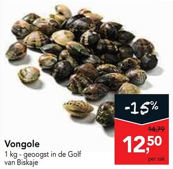 Promoties Vongole - Huismerk - Makro - Geldig van 22/05/2019 tot 04/06/2019 bij Makro