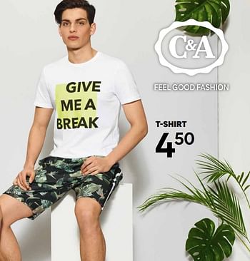 Promoties T-shirt - Huismerk - C&A - Geldig van 16/05/2019 tot 29/05/2019 bij C&A