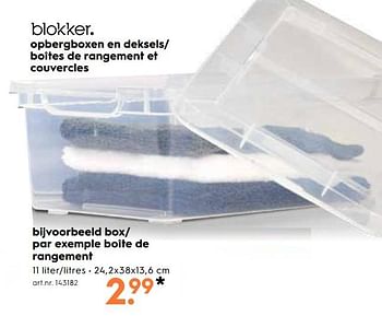 Promoties Opbergboxen en deksels- boîtes de rangement et couvercles bijvoorbeeld box- par exemple boîte de rangement - Huismerk - Blokker - Geldig van 15/05/2019 tot 28/05/2019 bij Blokker